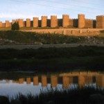 Avila Fluss Adaja Avila Fluss Adaja