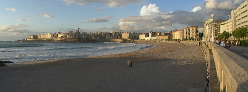 Playa Riazor y Playa Orzan