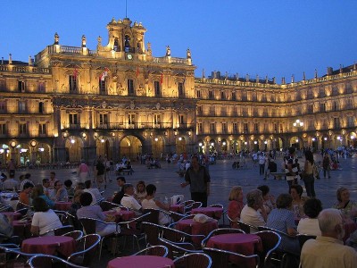 Spanien Salamanca Plaza Mayor